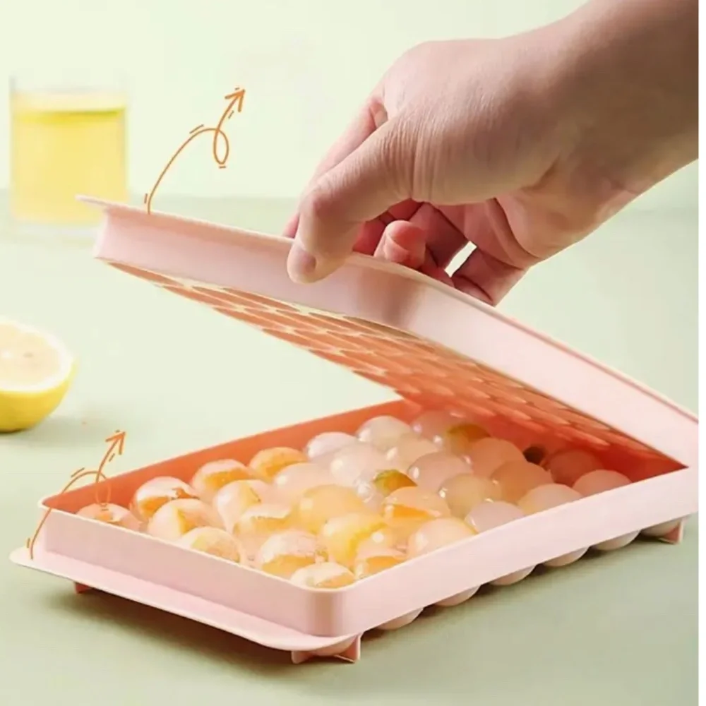 Ice Cube Tray - 33 Grids, Ice Ball Mold, Ball Shaped Ice Tray Cube NEW